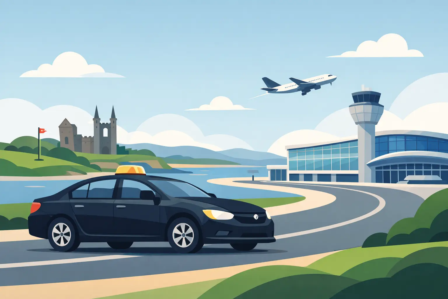 Glasgow Airport Taxi from St Andrews