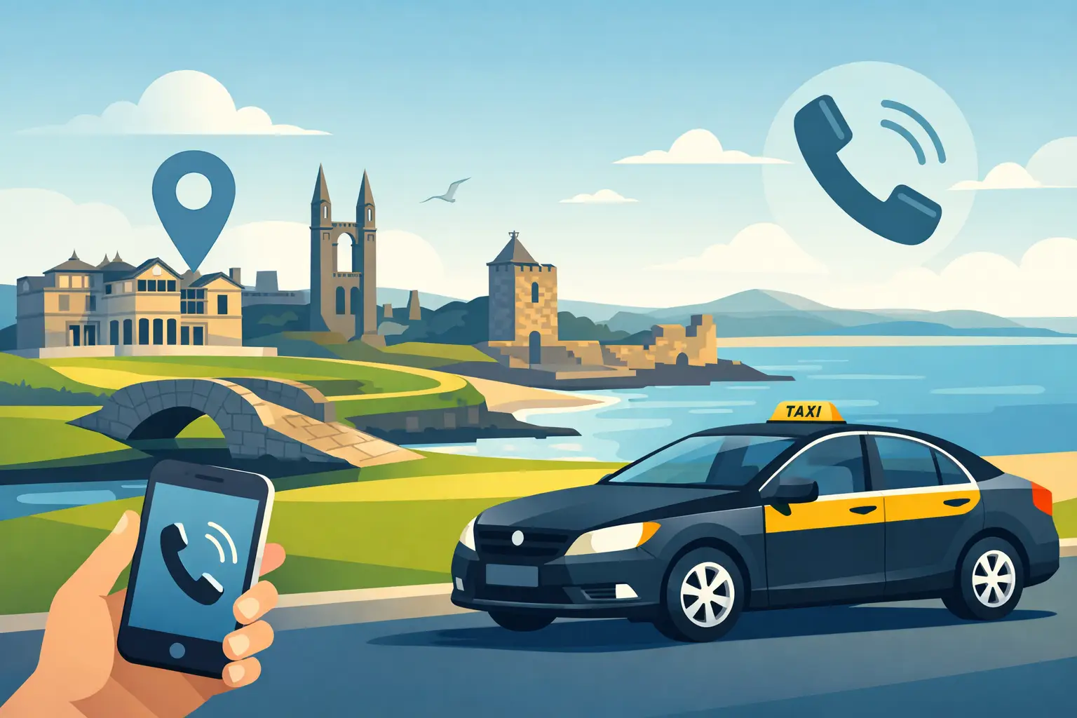 St. Andrews Taxi Hire - Call for a Quote