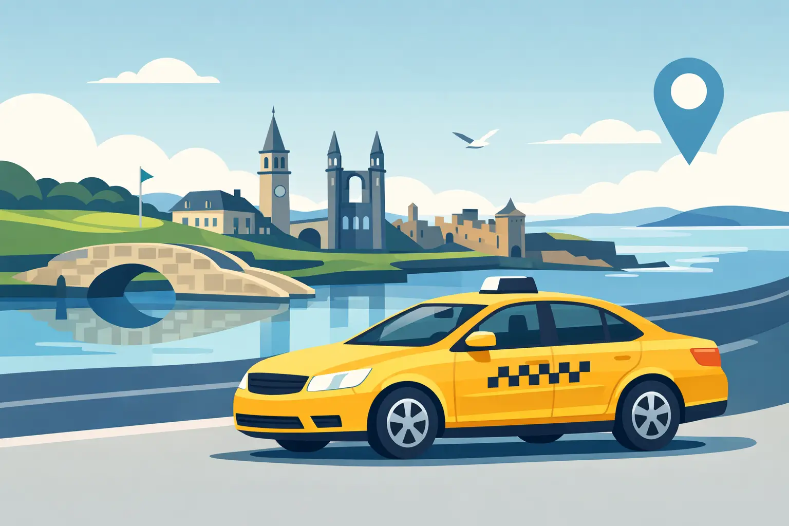 Best Taxi Service from Downtown St Andrews