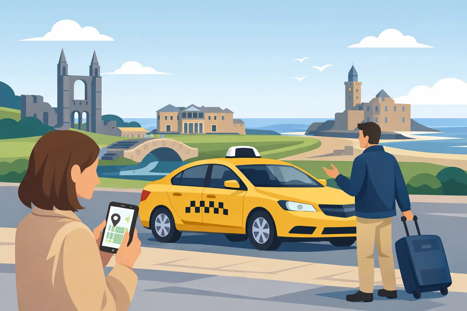 Best Way to Find a Taxi in St Andrews