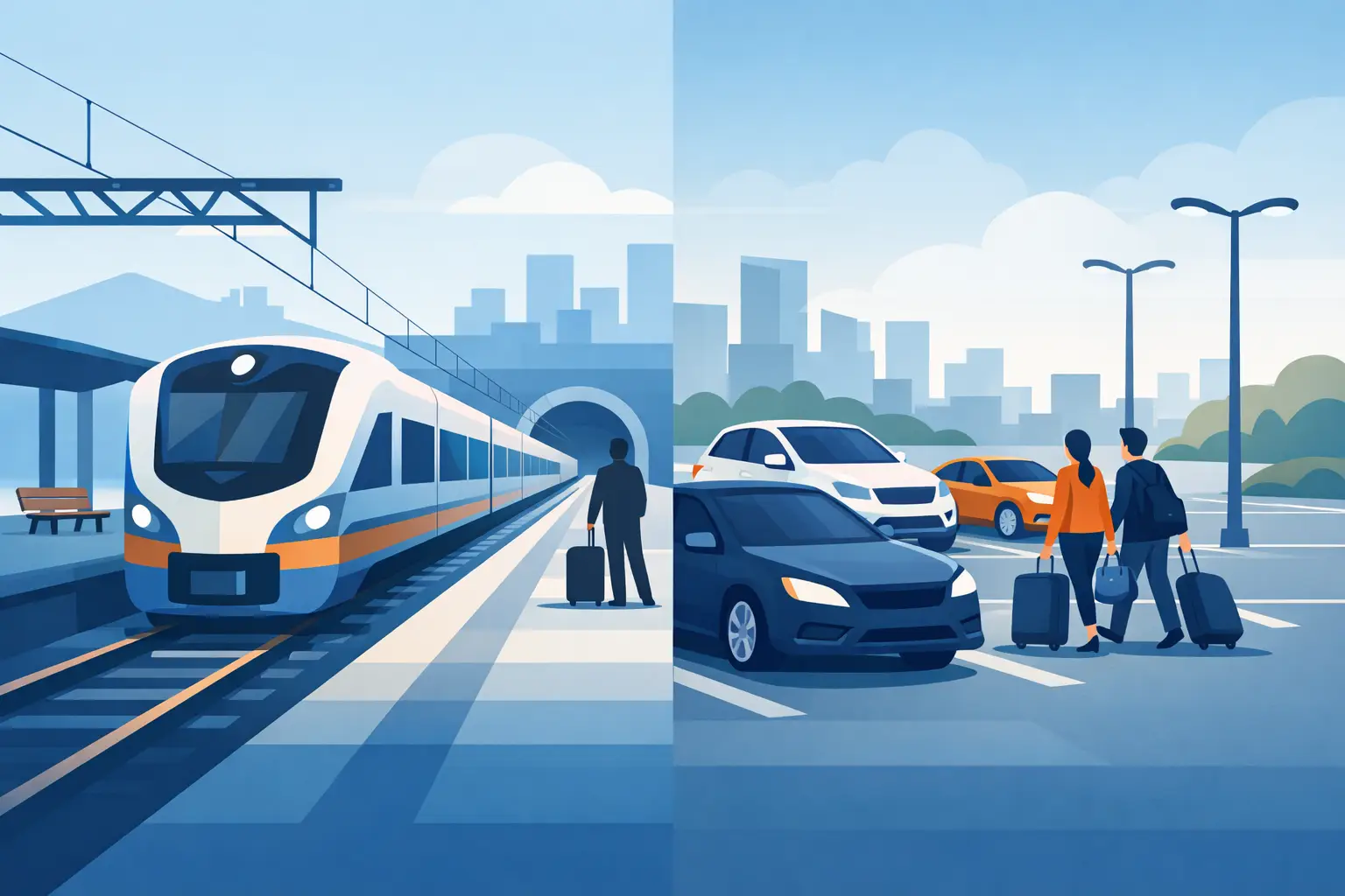 Rail Transfer Versus Parking: Which Works