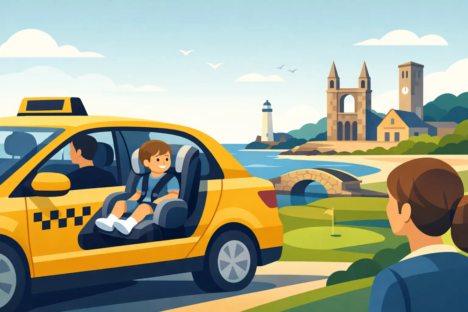 Child Seat Taxis for Safer St Andrews Travel